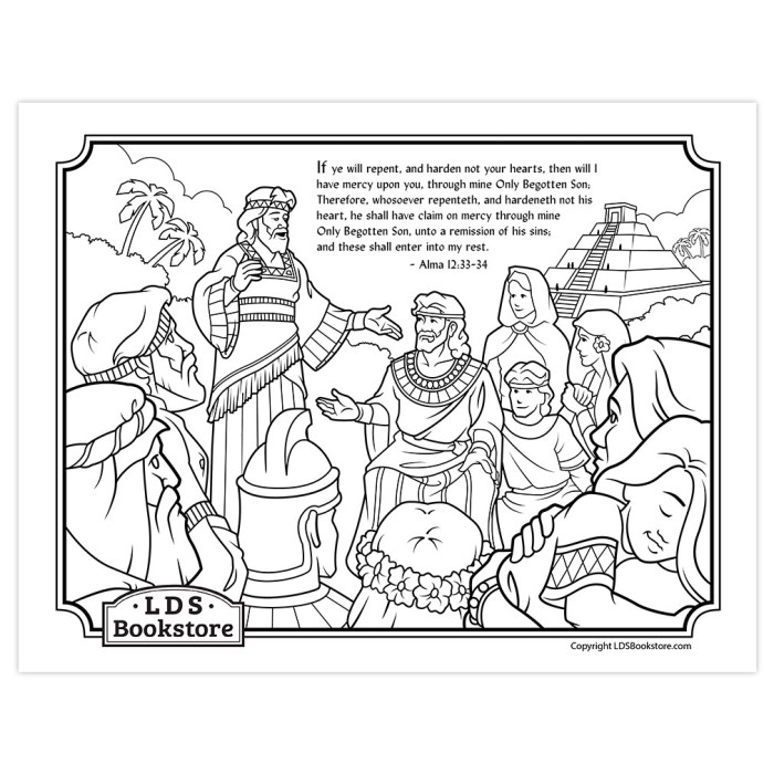 Book of mormon coloring book