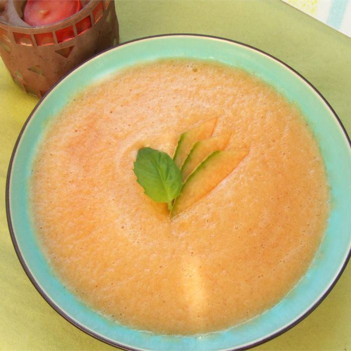 Cantaloup soup recipe