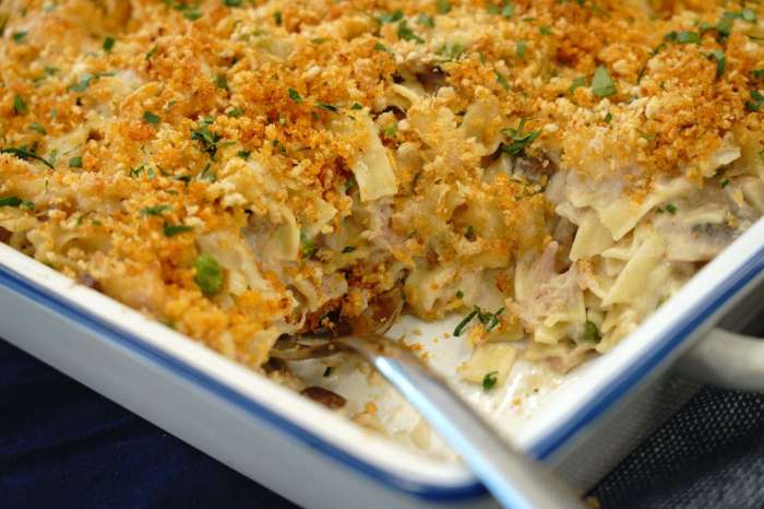 Tuna noodle casserole recipe without cream of mushroom soup