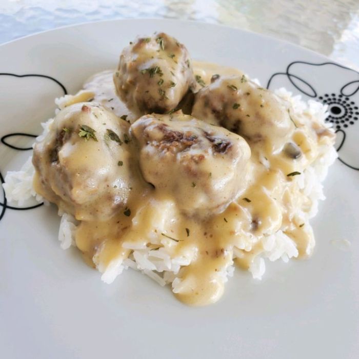 Swedish meatballs with cream of mushroom soup recipe