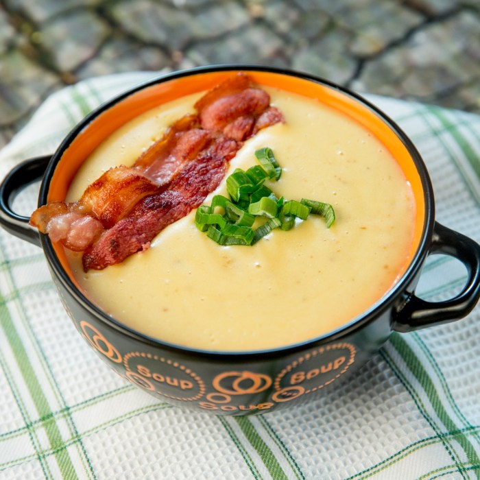 Cream of potato bacon soup recipe