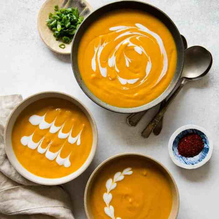 Sweet potato carrot soup recipe