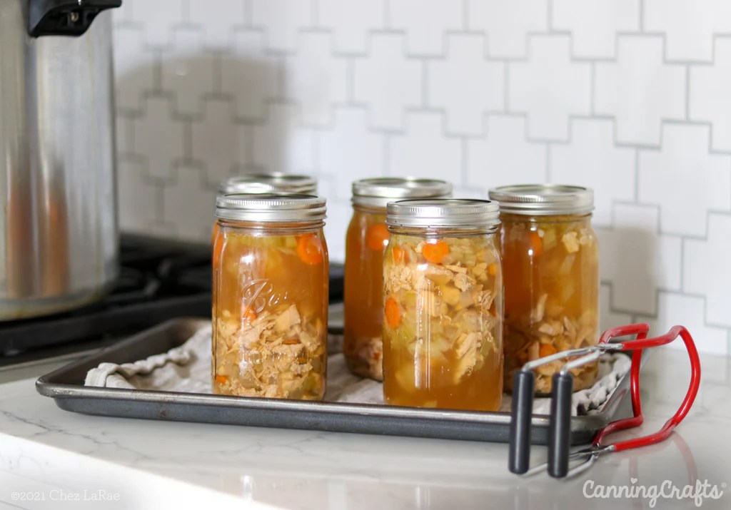 Canning rice chicken soup