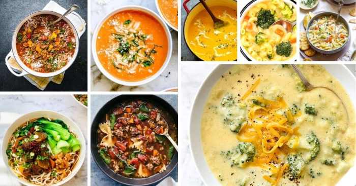 Comfort soups recipes