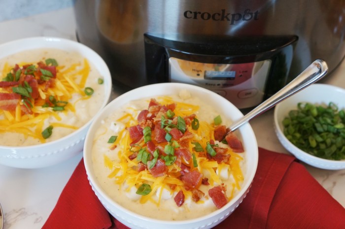 Crockpot potato soup recipe easy