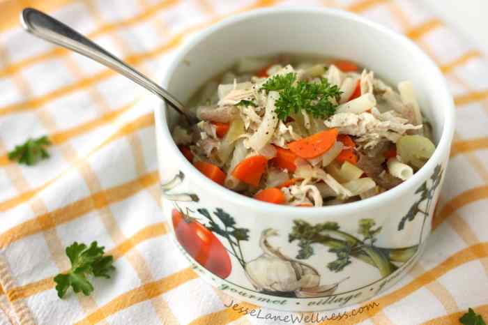 Chicken noodle soup healthy recipe