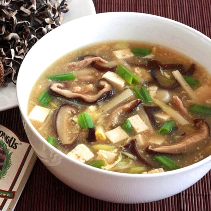 Chinese hot sour soup recipe