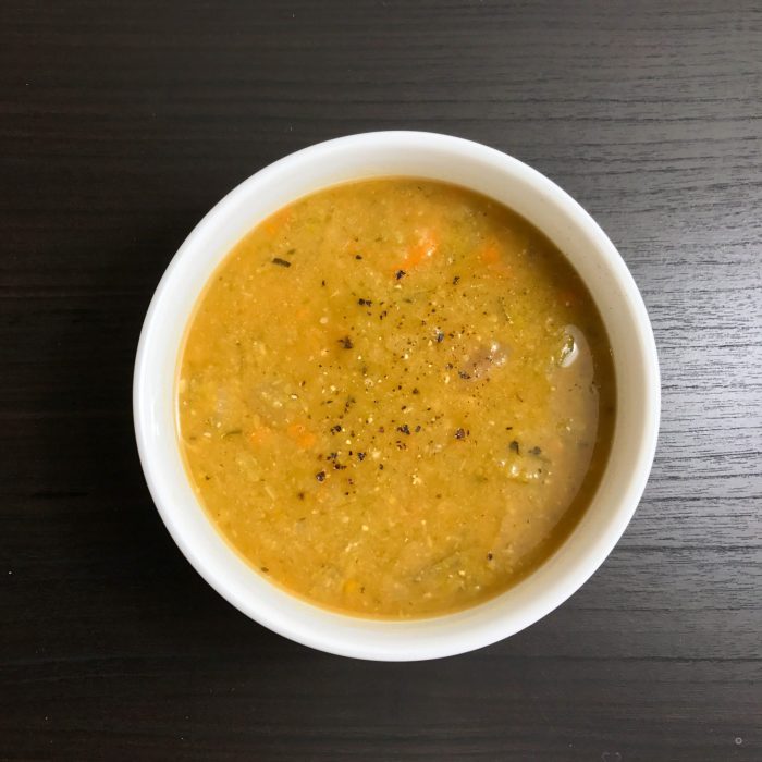 Split pea soup vegan recipe