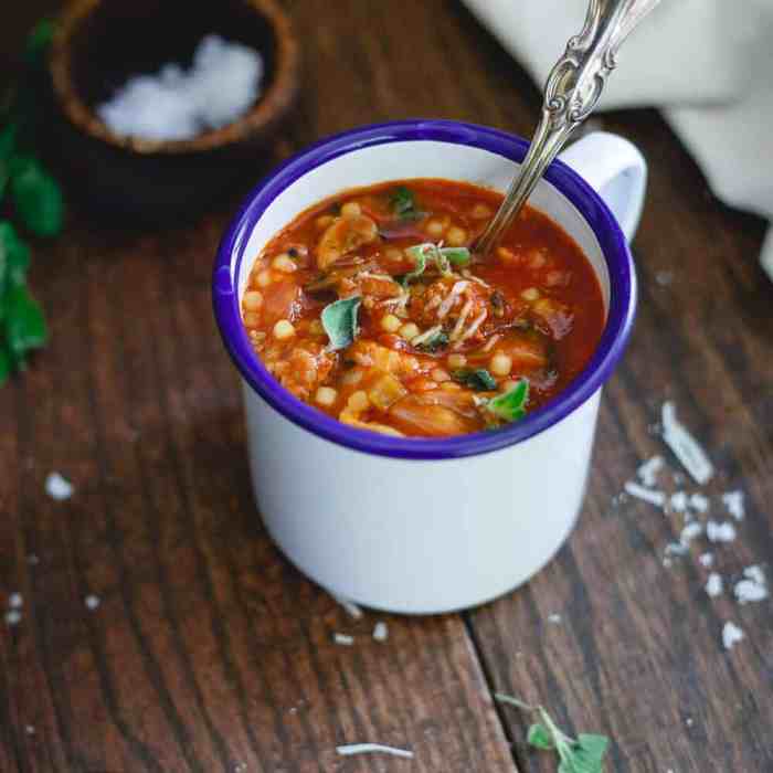 Tomato soup pasta recipe