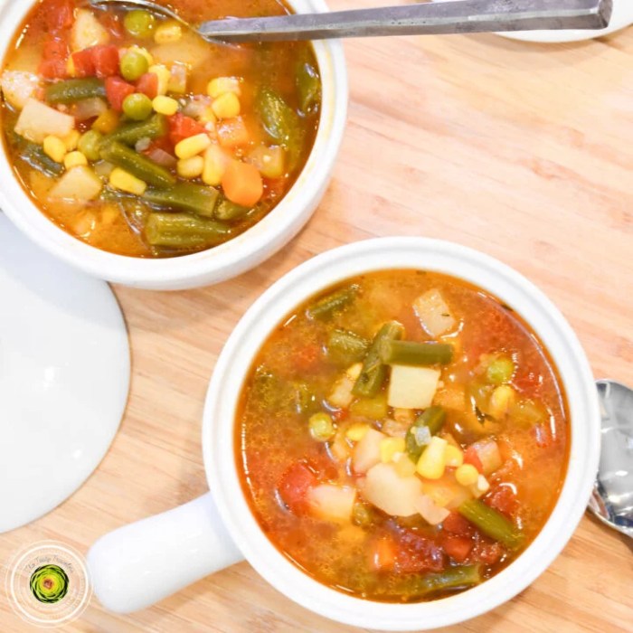 Cajun ninja vegetable soup recipe