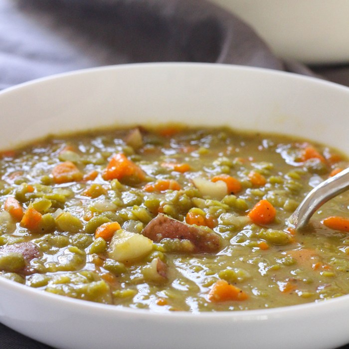 Split pea soup vegan recipe