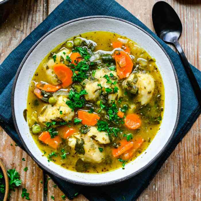 Veggie dumpling soup recipe