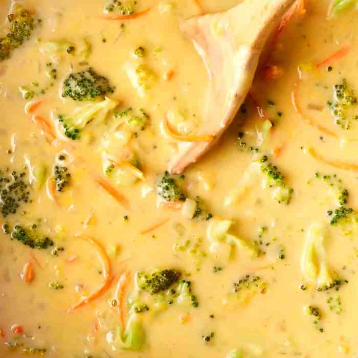 Easy broccoli and cheddar soup recipe