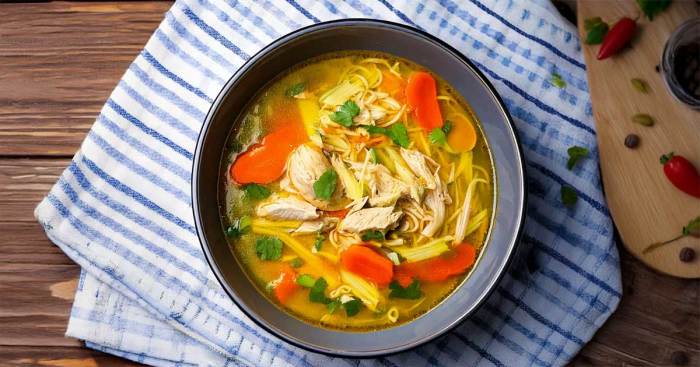 Soup with noodles recipe