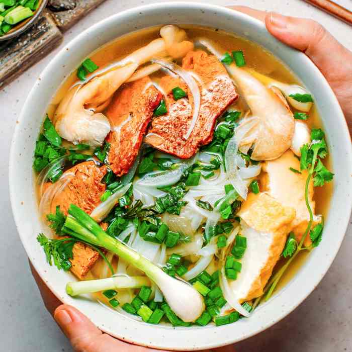 Vegetarian pho soup recipe