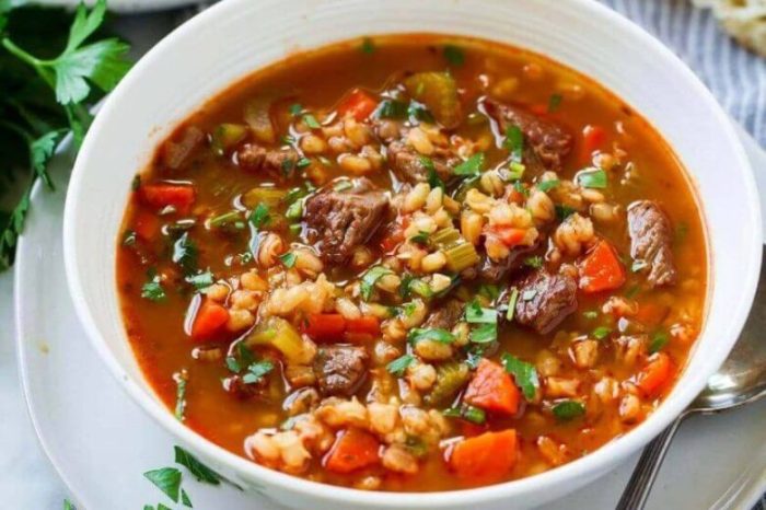 Beef barley soup recipe pioneer woman