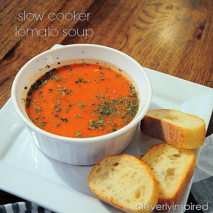 Crockpot tomato soup recipe