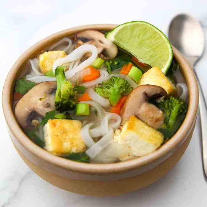 Vegetarian pho soup recipe