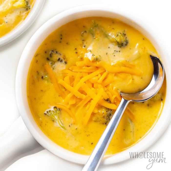 Easy cheese broccoli soup recipe