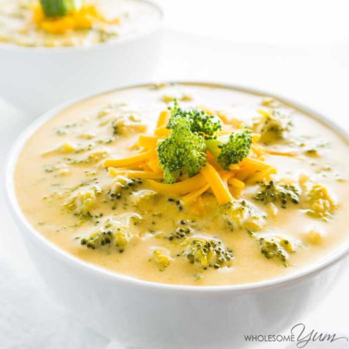 Easy cheese broccoli soup recipe